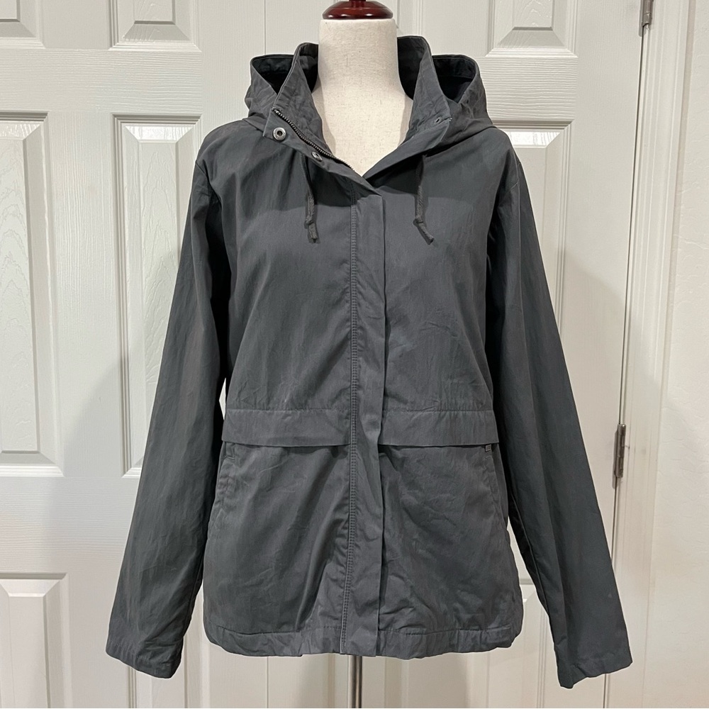 Horny Toad Charcoal Gray Hooded Utility Jacket Women’s Large